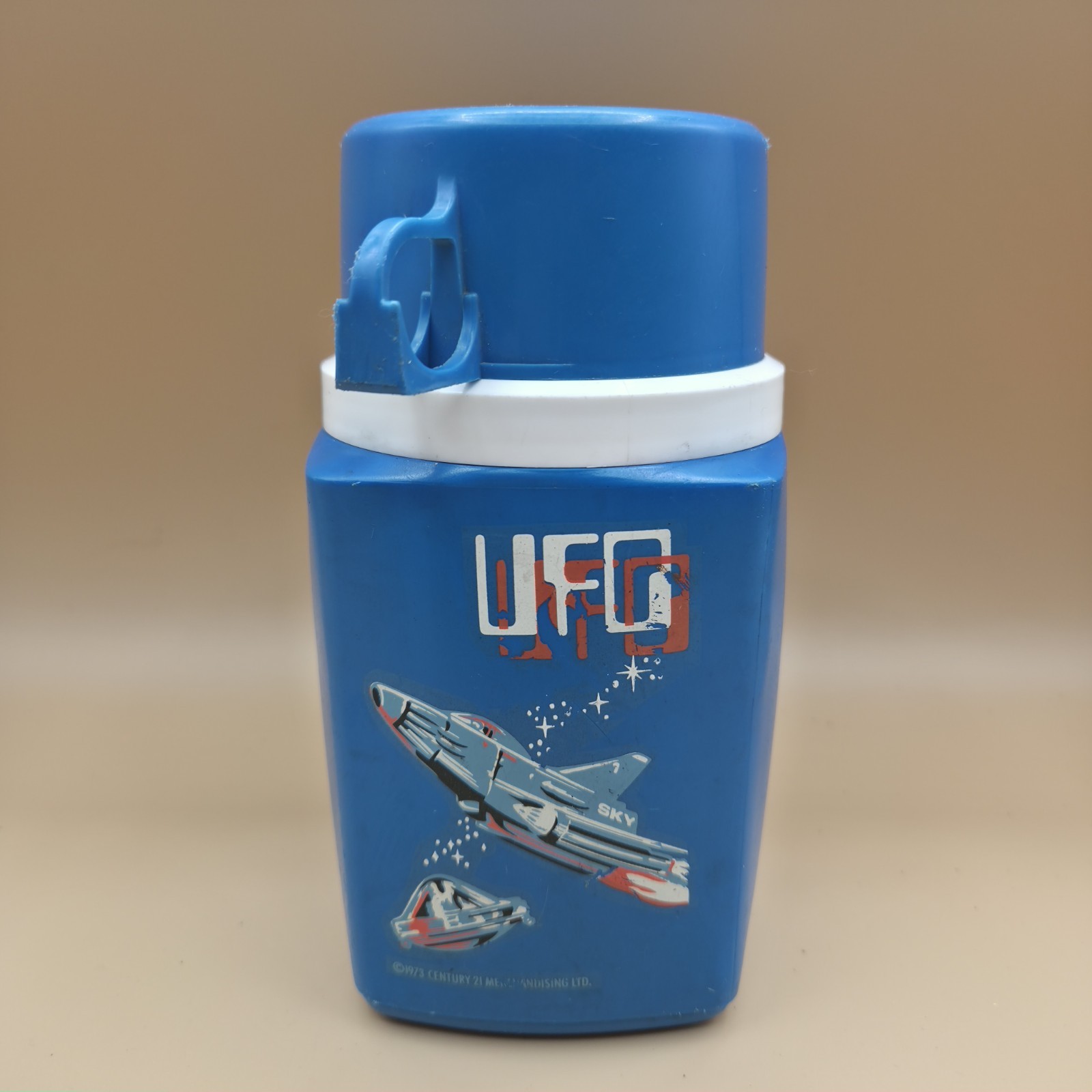 UFO Lunchbox Thermos King-Seeley Thermos Co. 1973 Century 21 8oz Model # 28A53