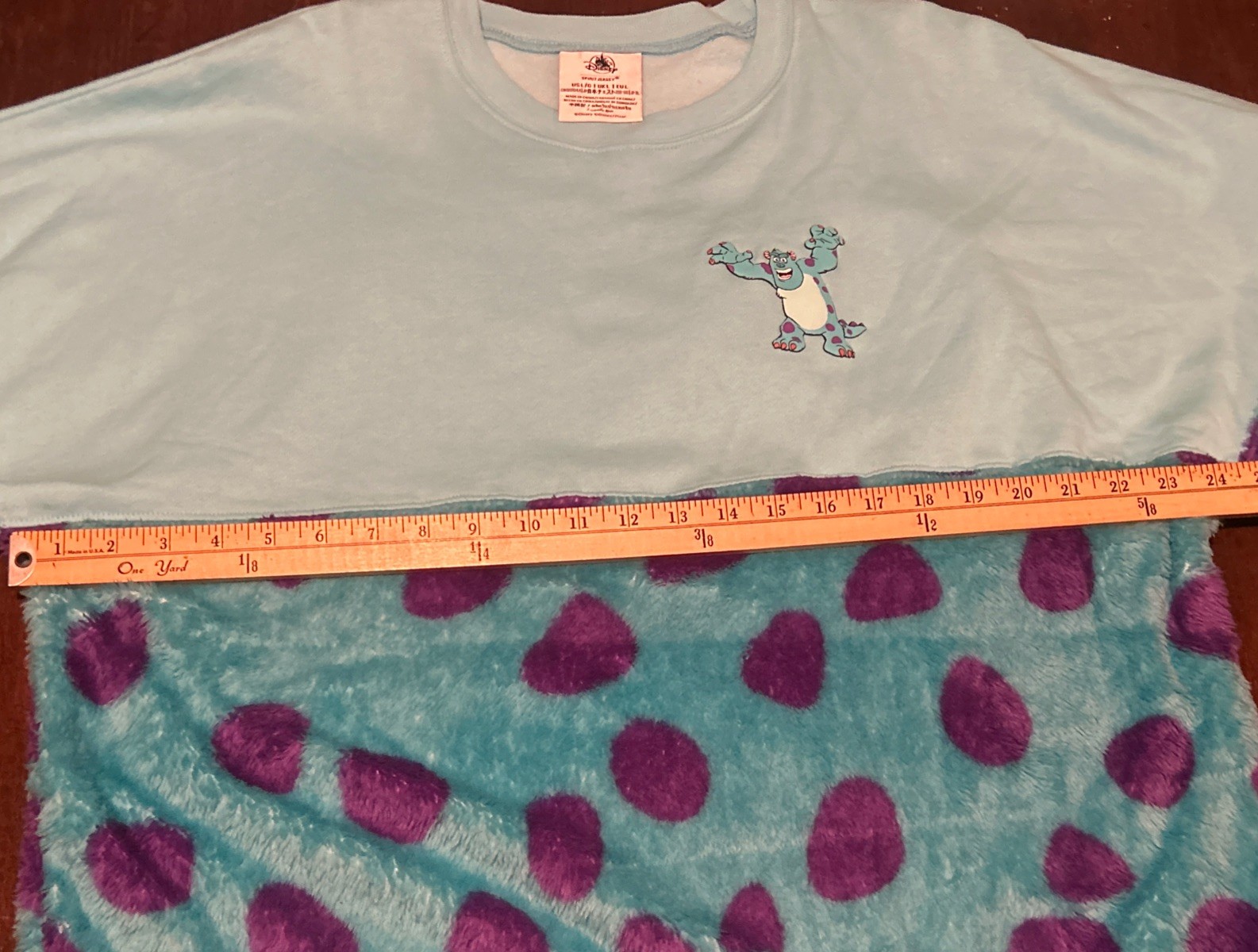 Disney Parks Monsters Inc Sulley Spirit Jersey Size L Women(B-100)