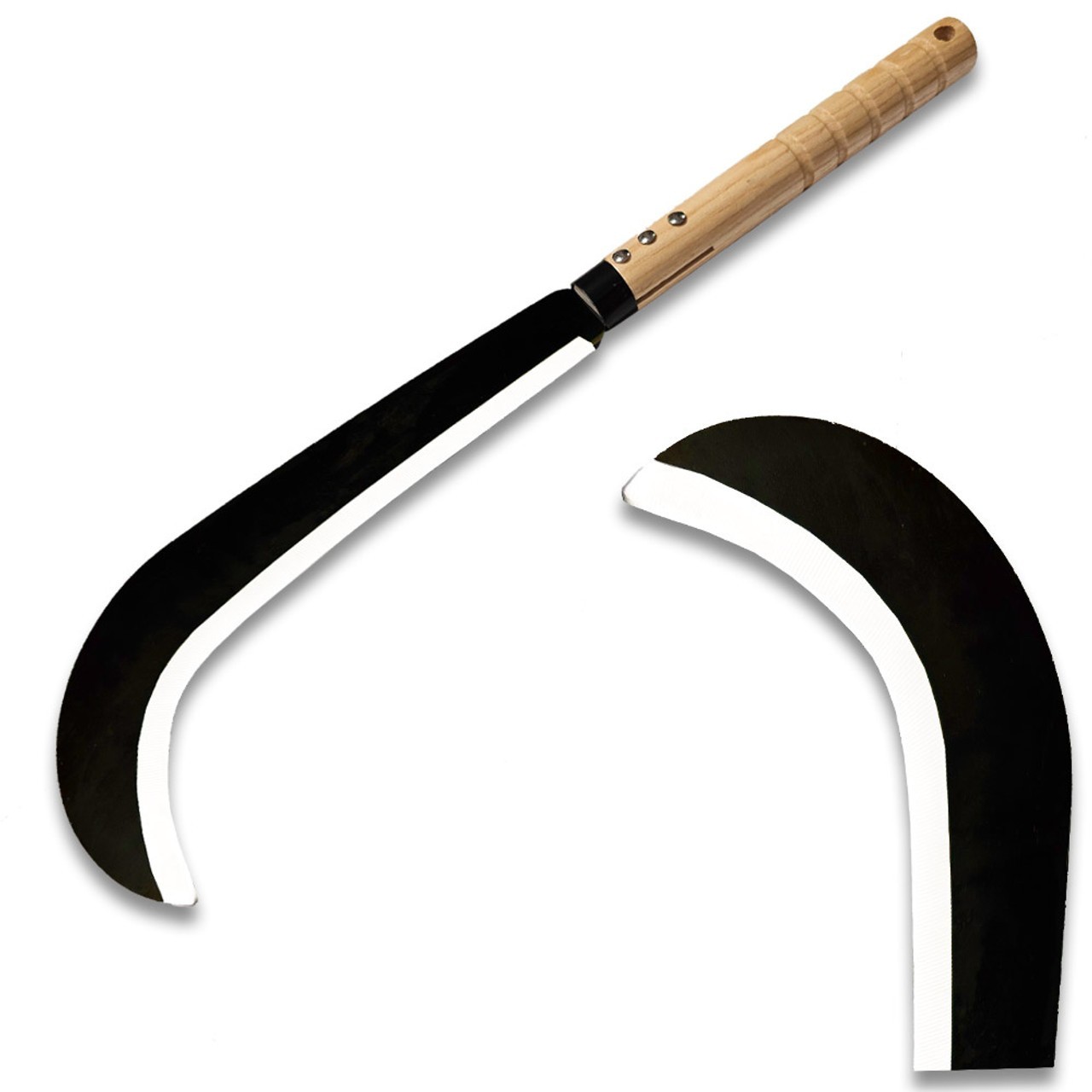 21″ High Carbon Steel Blade Machete w/Wood Handle