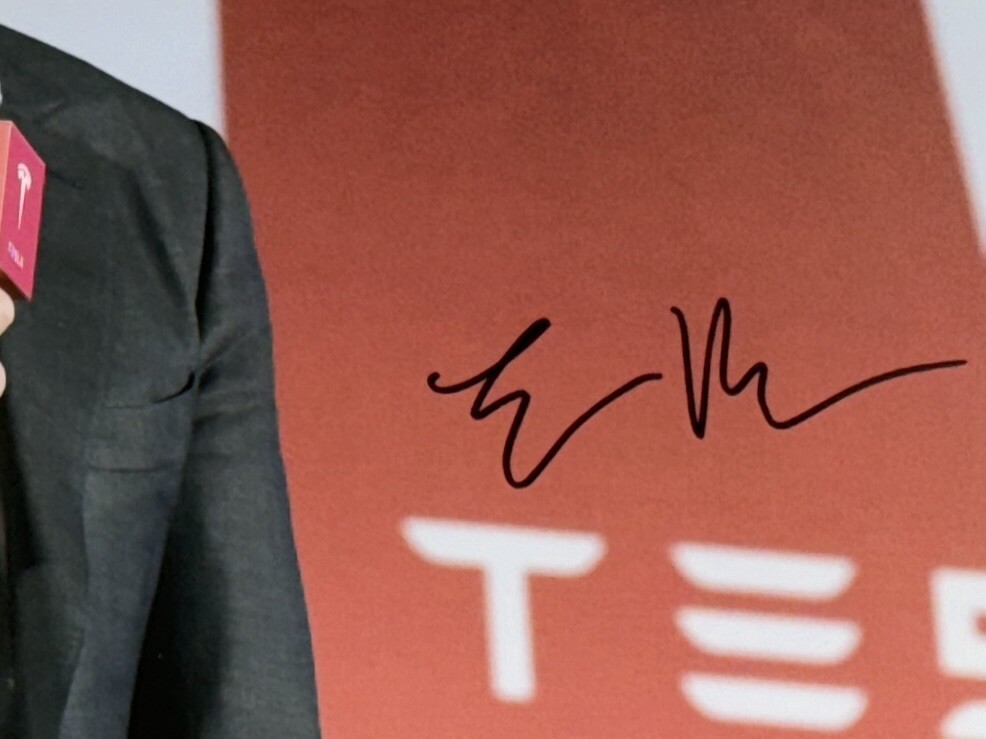Elon Musk Signed Autograph 16×20 Photo TESLA Founder CEO SpaceX Paypal ACOA COA