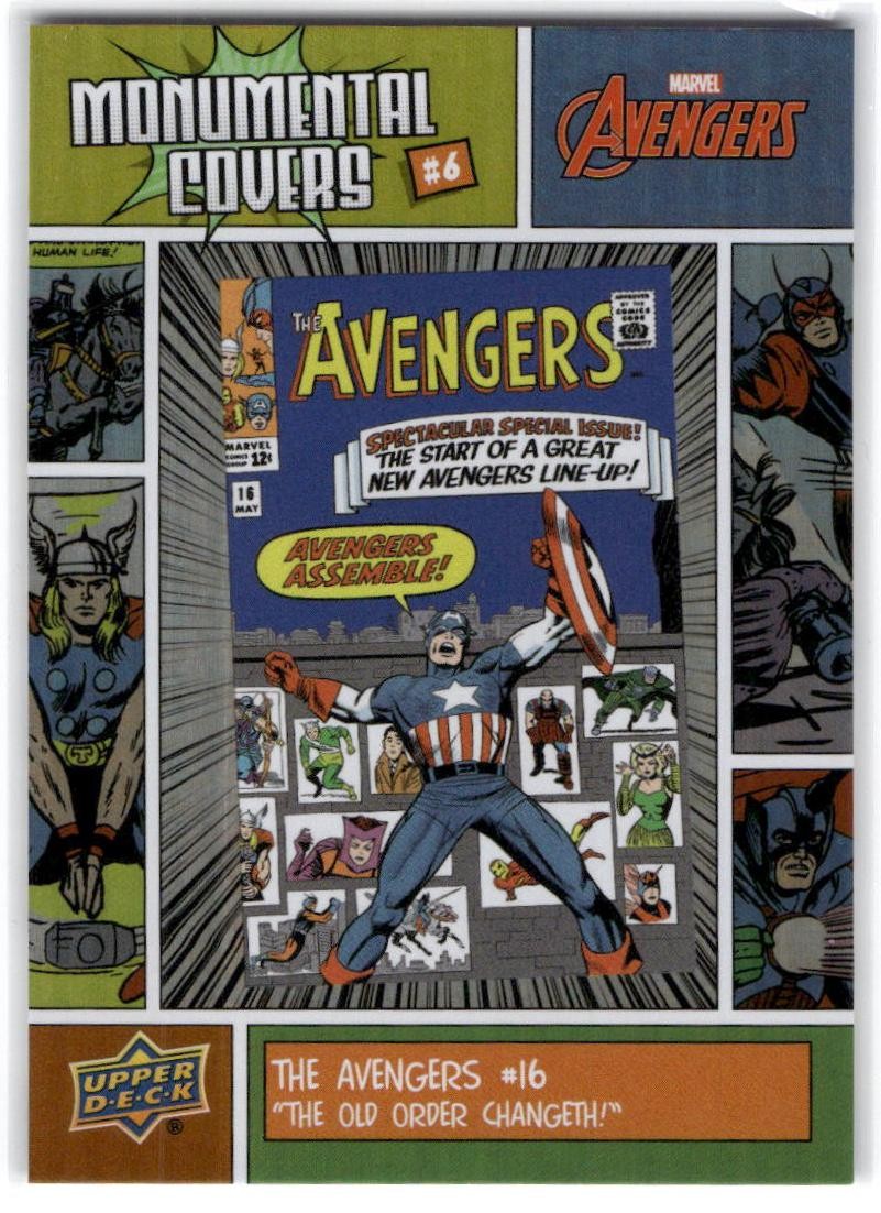 2024 Upper Deck Marvel Avengers #BI-6 The Avengers #16 (1965) Monumental Covers