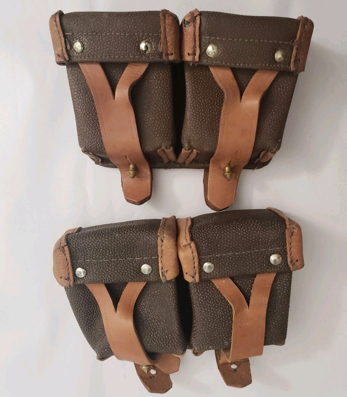 Pair of Russian Mosin Nagant 7.62×54 M91/30 Rifle Ammo Pouches Pouch Qty 2