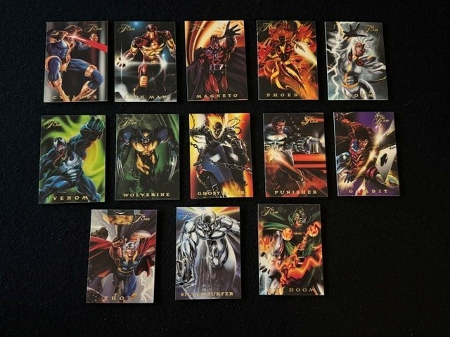 1994 Flair Marvel Annual Trading Cards, Pick A Single, Base, Insert, PowerBlast
