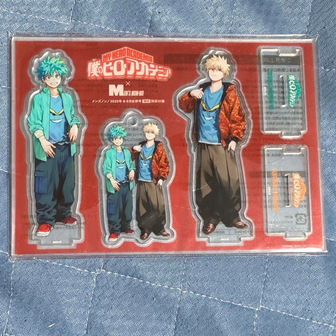 My Hero Academia Izuku Midoriya & Katsuki Bakugo Acrylic Stand Men’s Non-no 2025