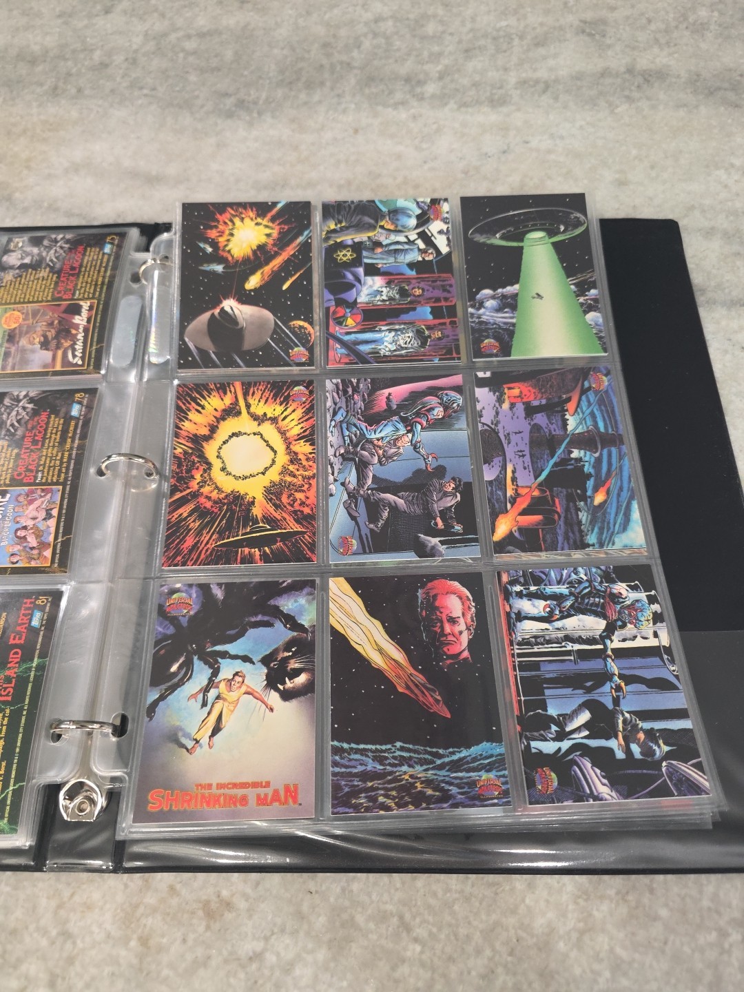 1994 UNIVERSAL MONSTERS COMPLETE SET Topps Complete 100 PLUS CHASE CARDS VHTF
