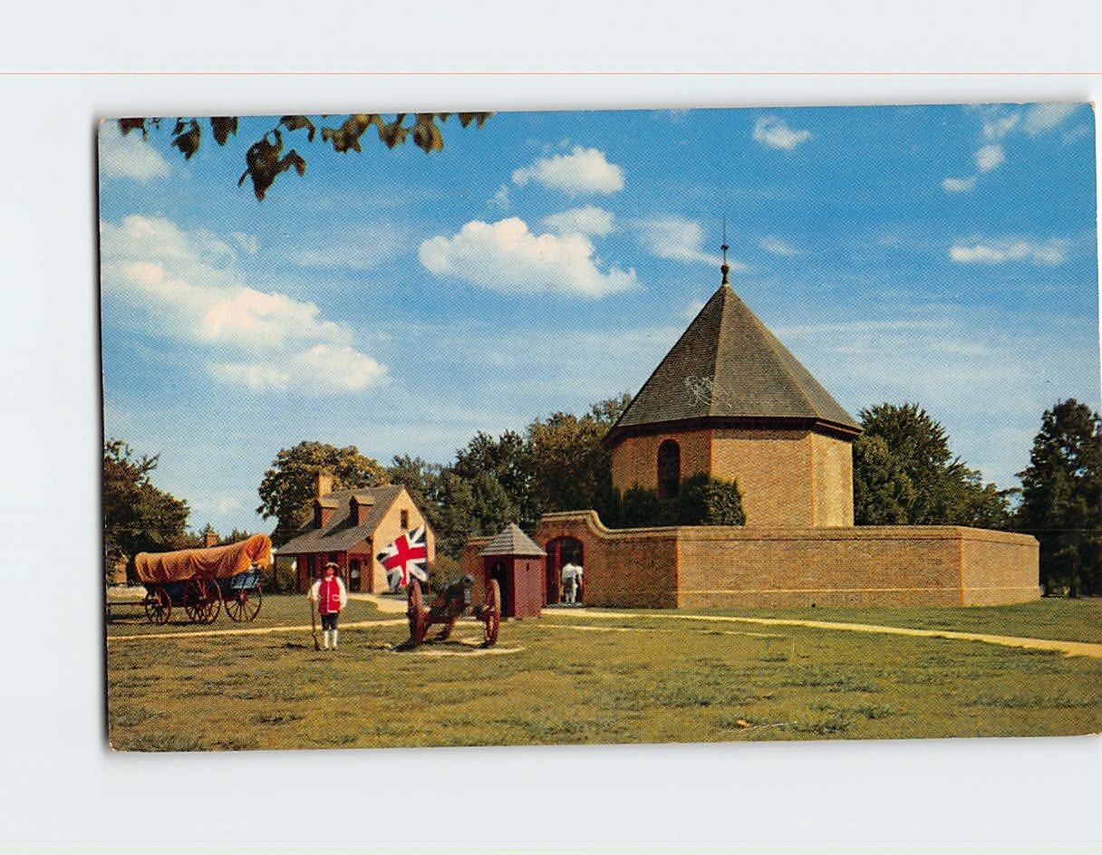Postcard Magazine & Guardhouse Williamsburg Virginia USA