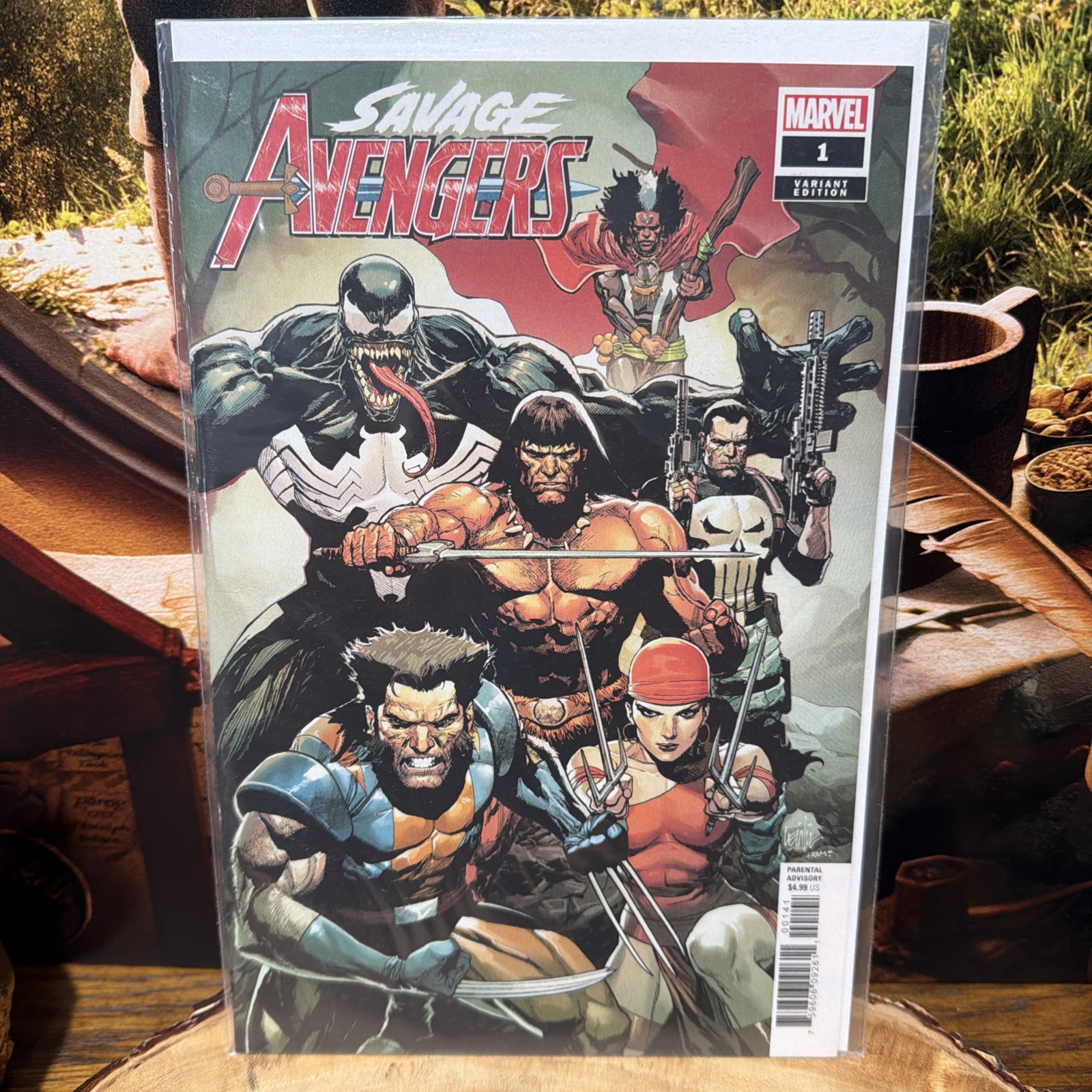 Savage Avengers #1 1:50 Leinil Francis Yu Variant Mike Deodato Marvel 2019 NM