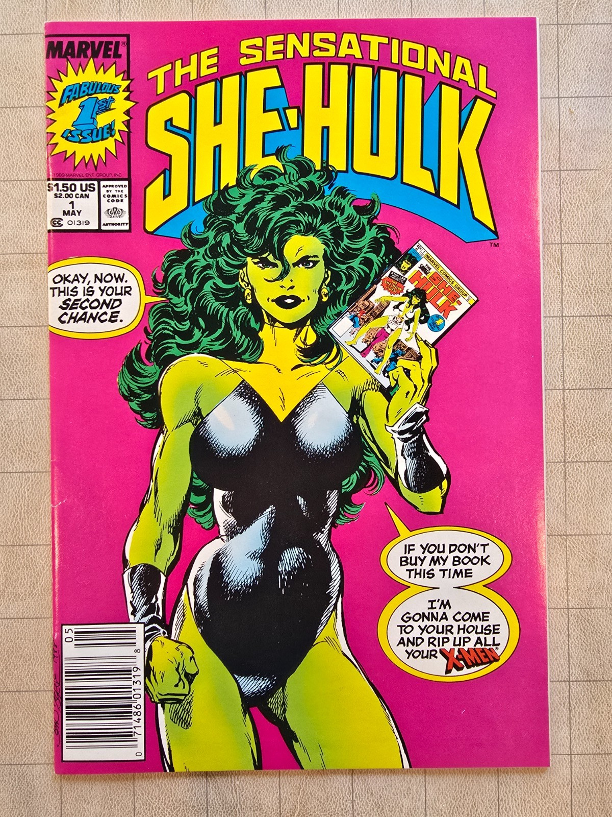 The Sensational She Hulk #1m Marvel Comiocs Newstand Comic Book