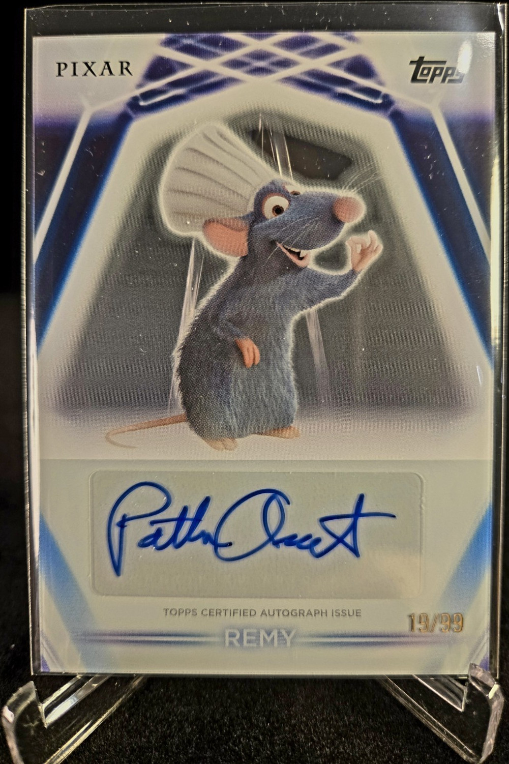 Topps 2026 Disney Neon Patton Oswatlt Auto 19/99 Acetate Remy Ratatouille Lot