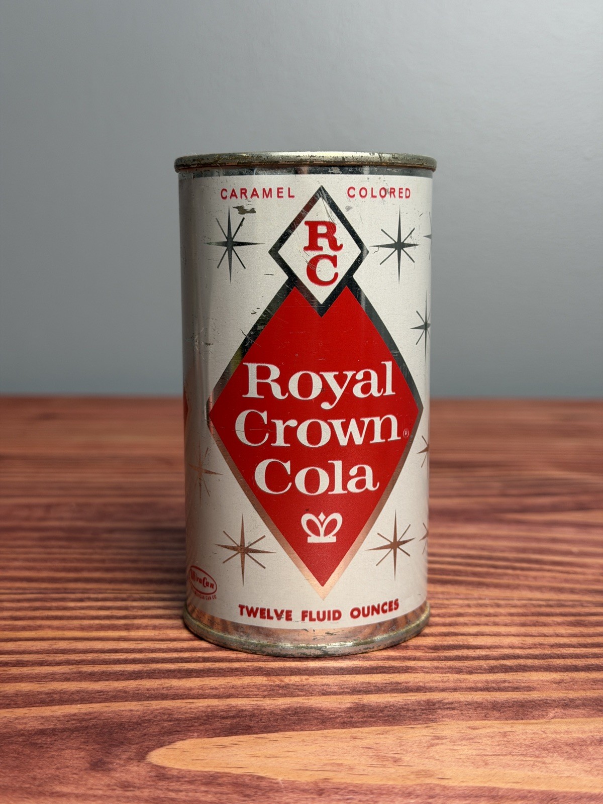 Royal Crown Flat Top Soda Can Rc Cola Old Vintage