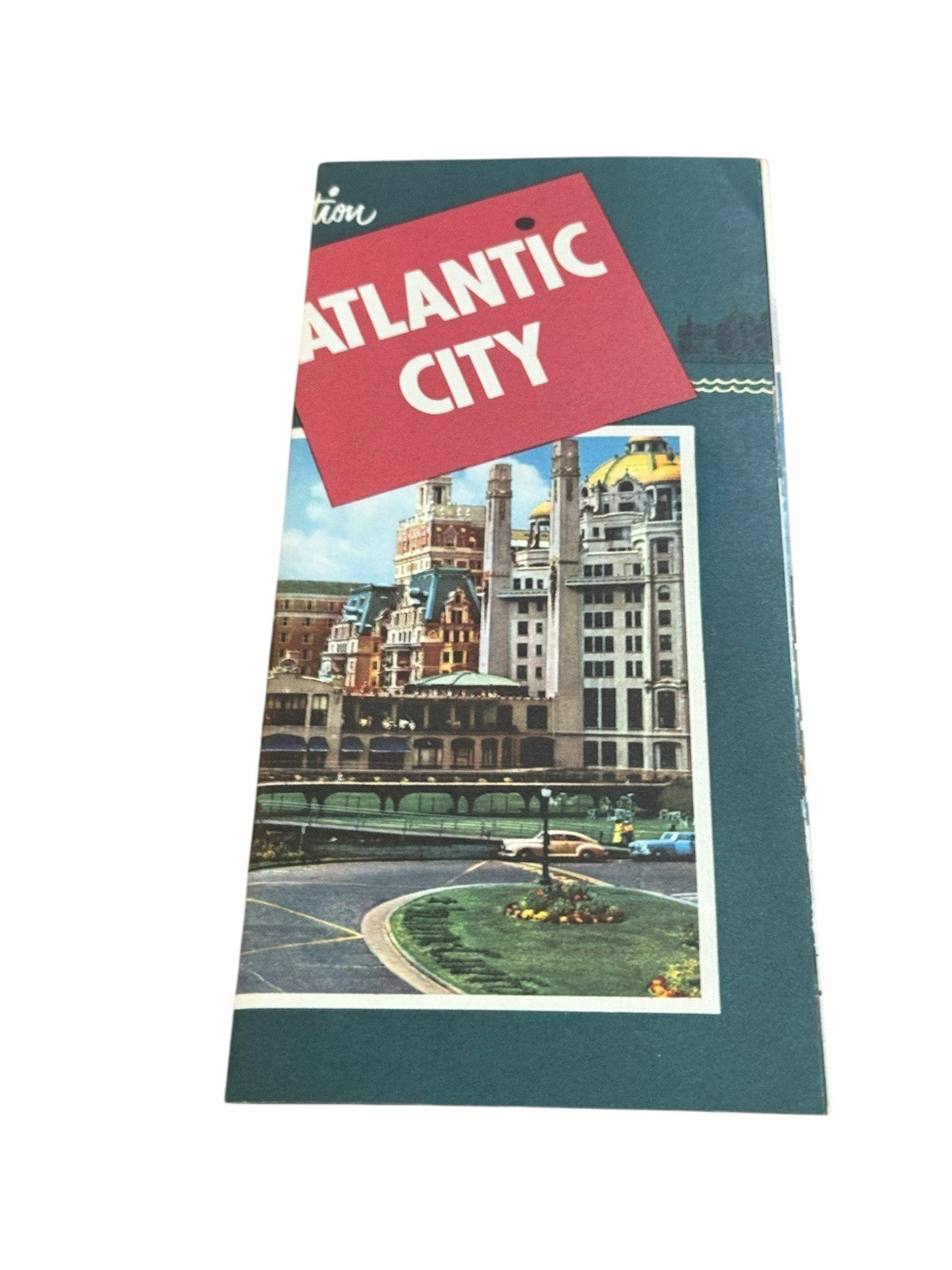 Vtg Atlantic City Travel Brochure Boardwalk Hotels Tourism Guide