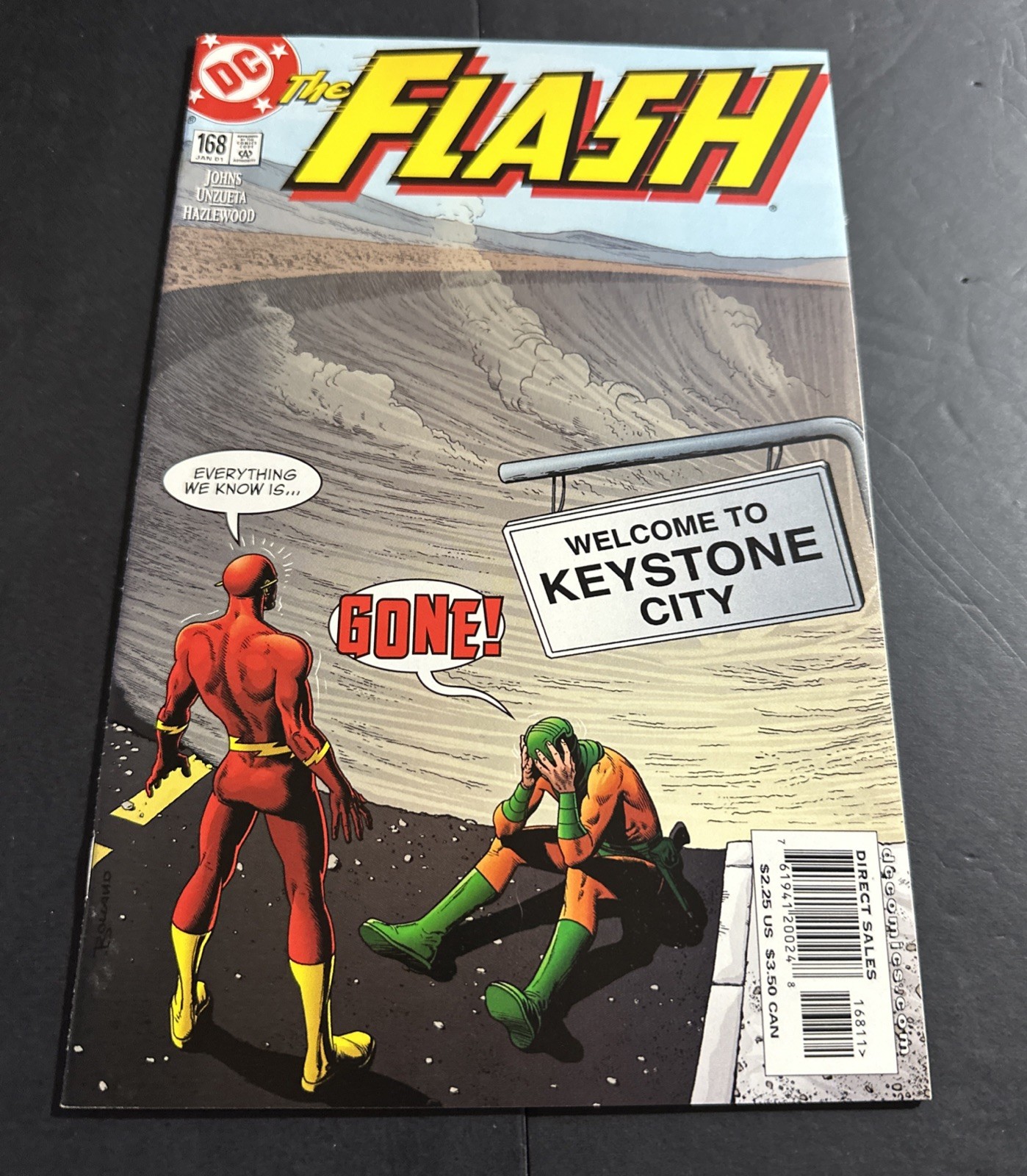 THE FLASH # 168 DC COMIC VOLUME 2 WALLY WEST Fn/vf Bg15