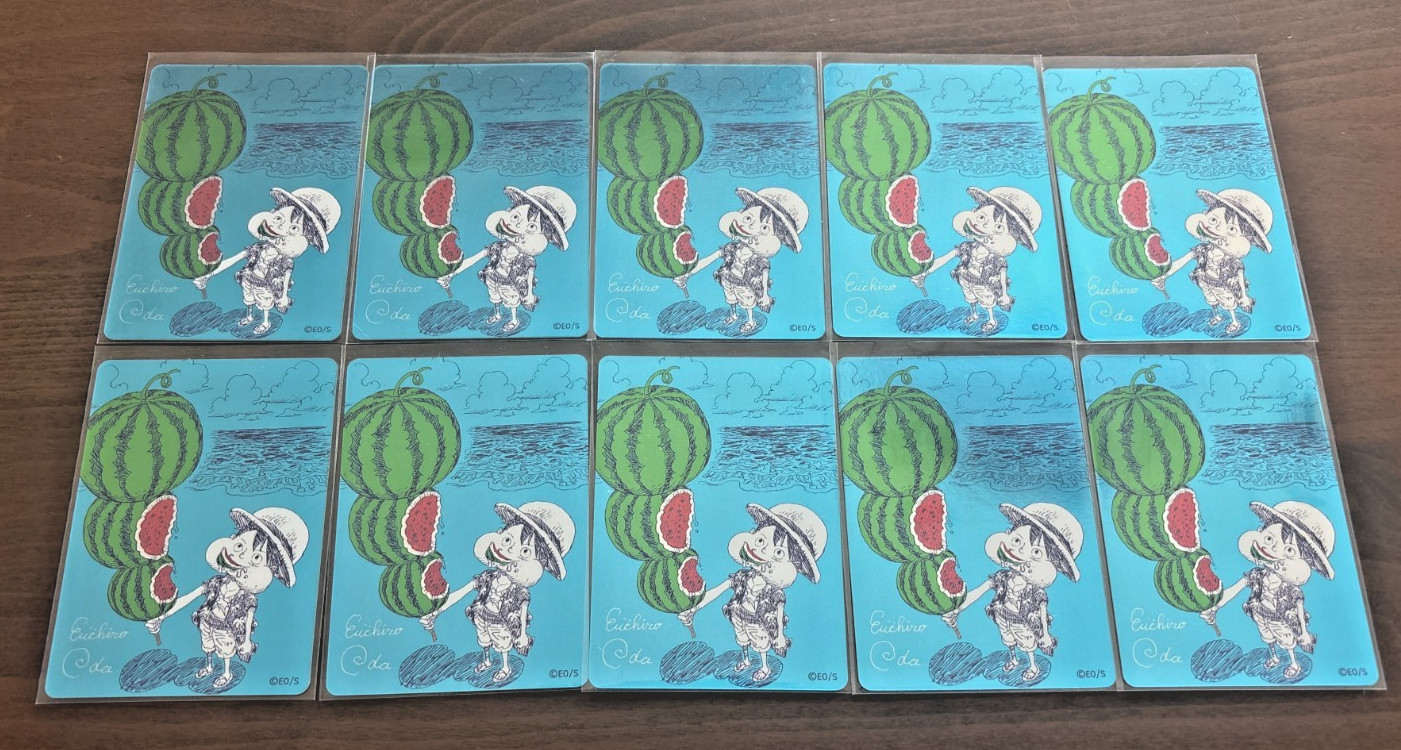 ONE PIECE Natsu Comi 2026 Metakira Card Eiichiro Oda Promo New Set of 10