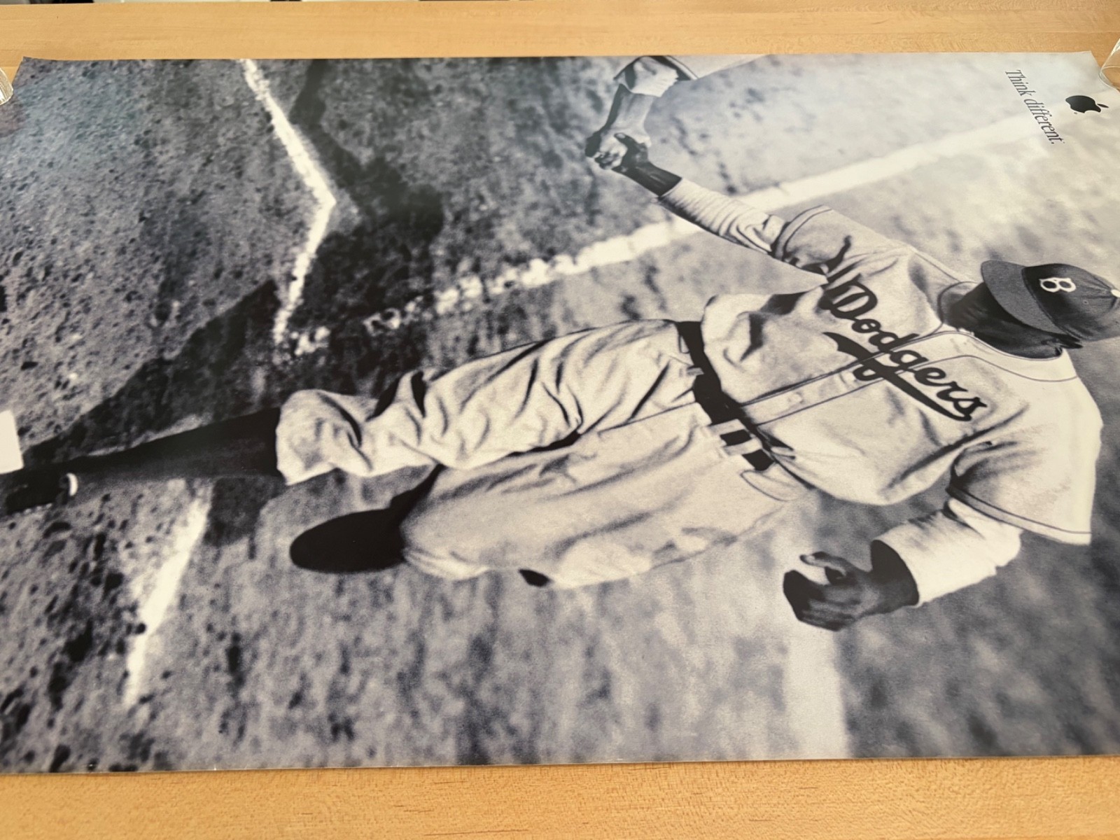Original Apple “Think Different” Poster – Jackie Robinson, 24”x36” *READ