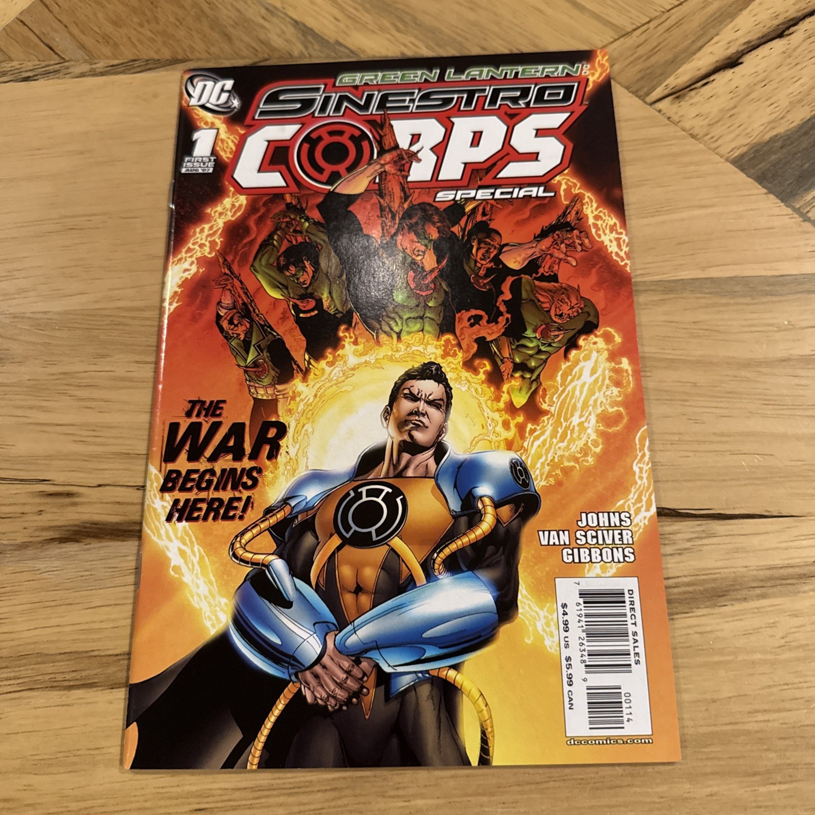 Green Lantern: Sinestro Corps Special #1 Fourth Printing (DC Comics August 2007)