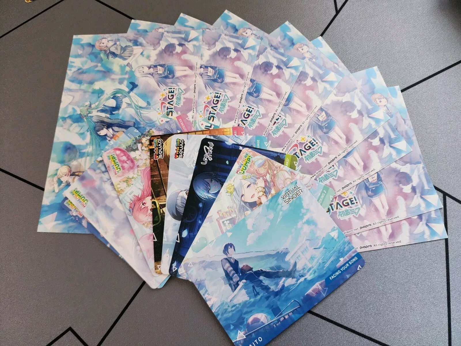 Anime Expo AX 2024 Hatsune Miku Colorful Stage Postcard and Promo Card