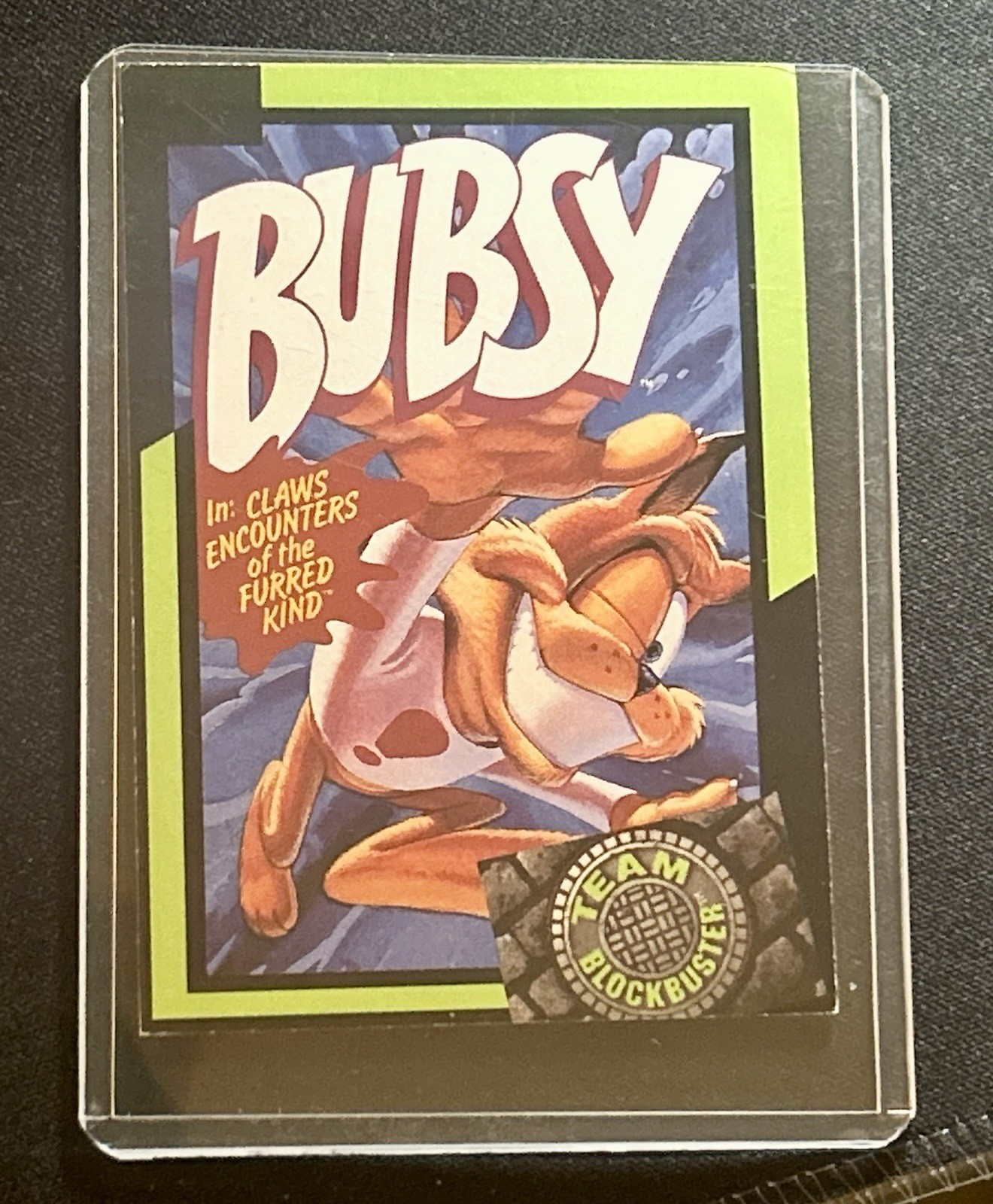Blockbuster 1993 Non-Sport Trading Cards Lot: Bubsy #10 Doug #21 Rage #49
