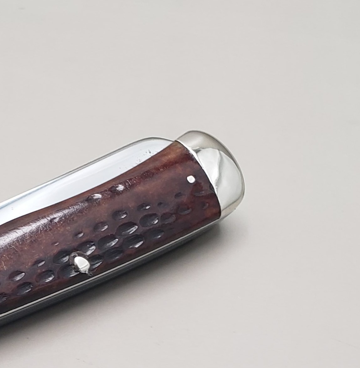 CASE XX 6254 Large Trapper Knife Red Bone Used 1940 – 1964