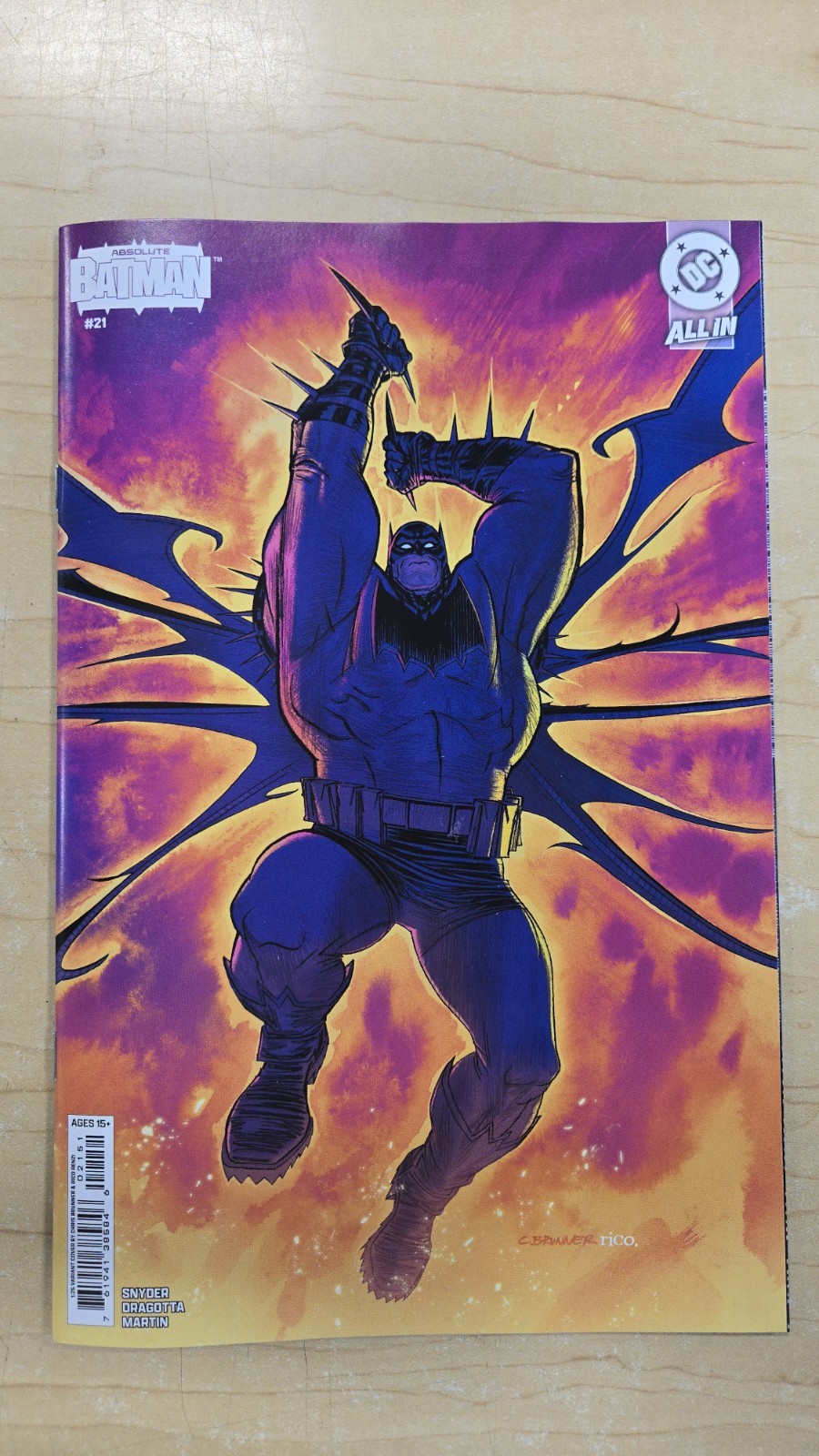 Absolute Batman #21 1:25 Chris Brunner Variant DC Comics 2026