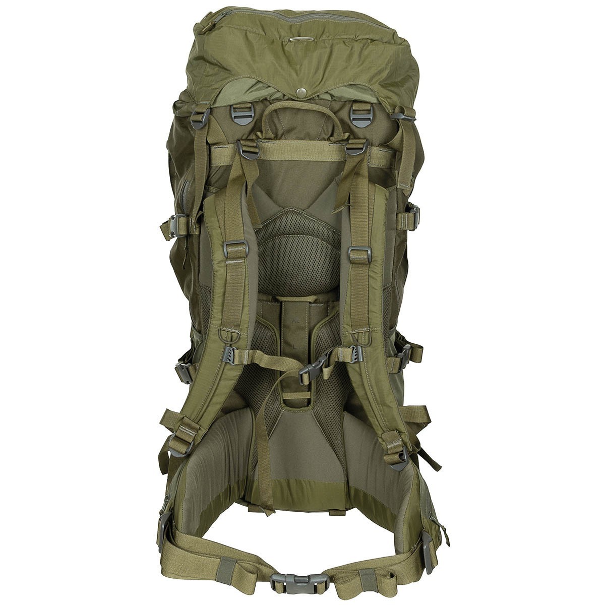 Deuter Army Backpack Trekking Rucksack Combat Rucksack Olive approx. 55 Liter Used