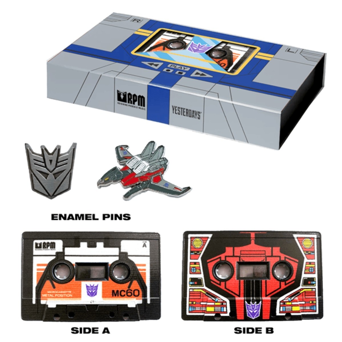 SDCC 2026 The Transformers The Movie Soundtrack Cassette Box Laserbeak