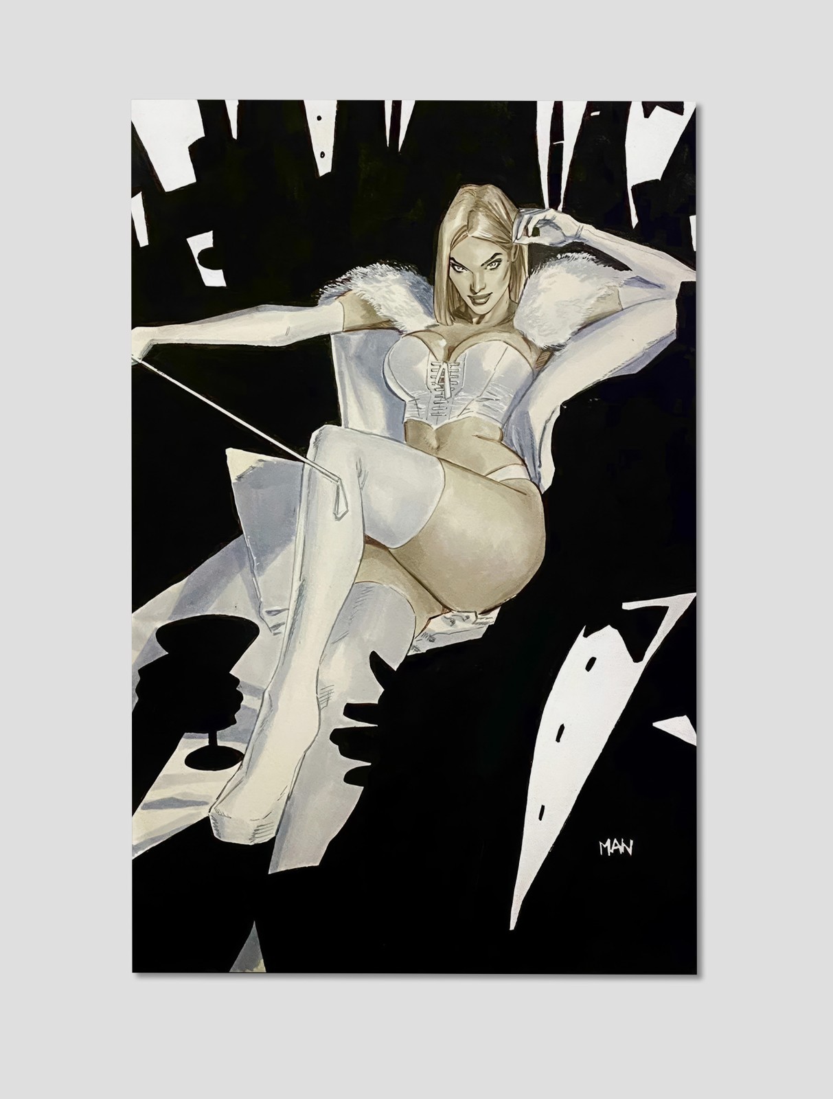 X-Men Emma Frost Premium Giclee Print 11″ x 17″ Marvel Wall Art