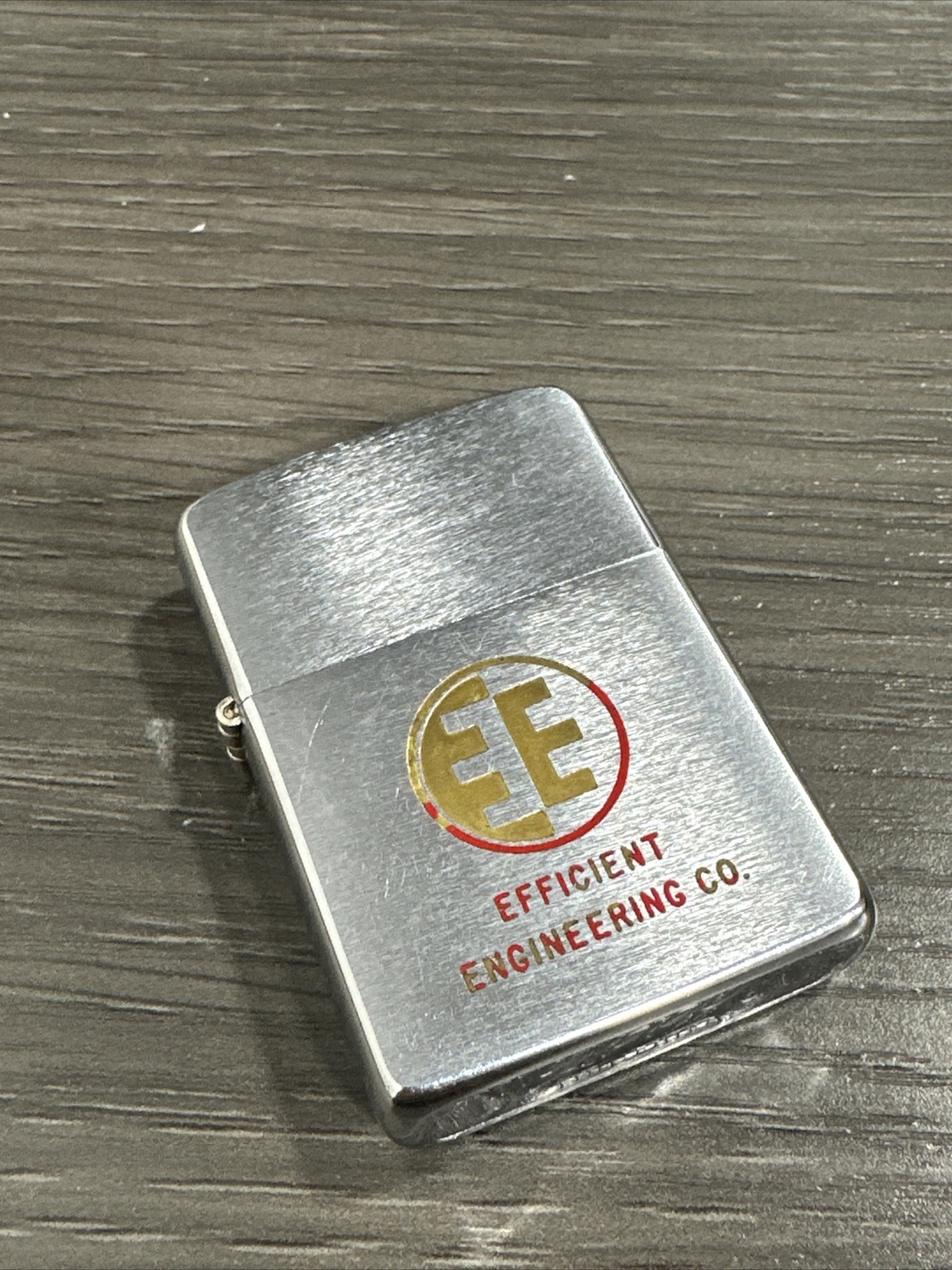 1963 Vintage Zippo Lighter – Efficient Engineering Co – Cool Logo