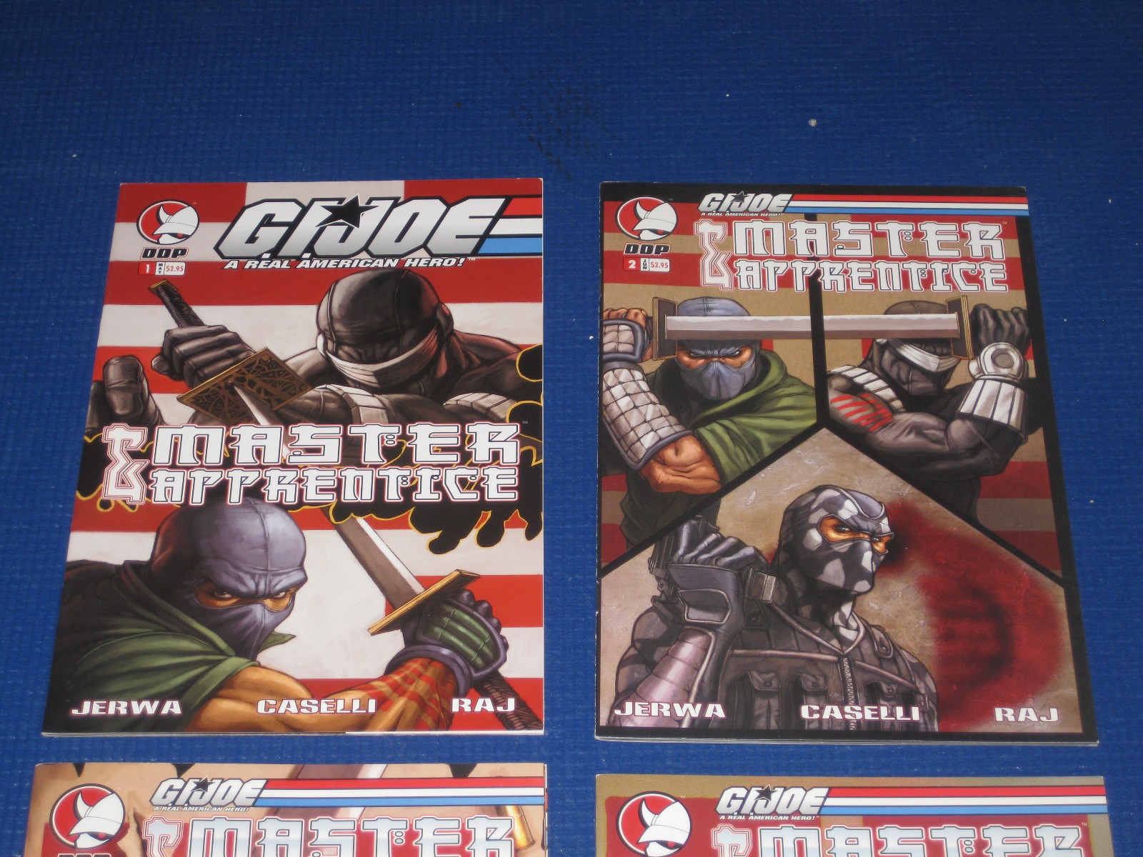 GI JOE: MASTER & APPRENTICE 9.6/NM+ AVG VOL 1 DDP Comics 2004 1-4 Set