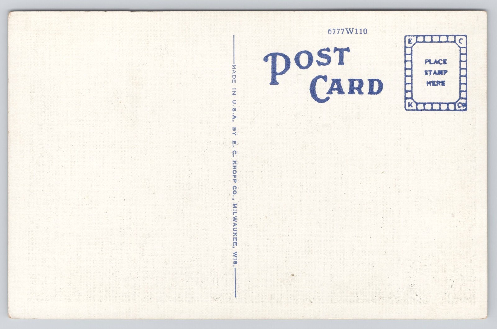 Comic Humor Loaded To Capacity Drinking Linen Unposted Postcard