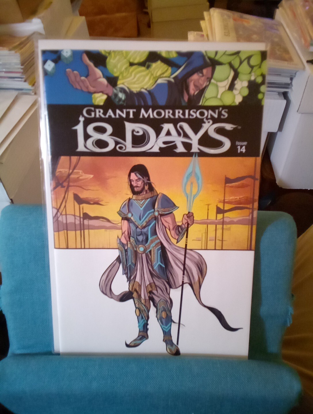 Grant Morrison’s 18 Days #14A, Jeevan Kang, 2015, Graphic India Comics