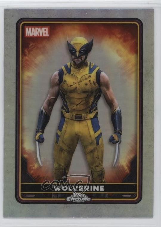 2025 Topps Chrome Deadpool Characters Refractor Wolverine #30 0w77