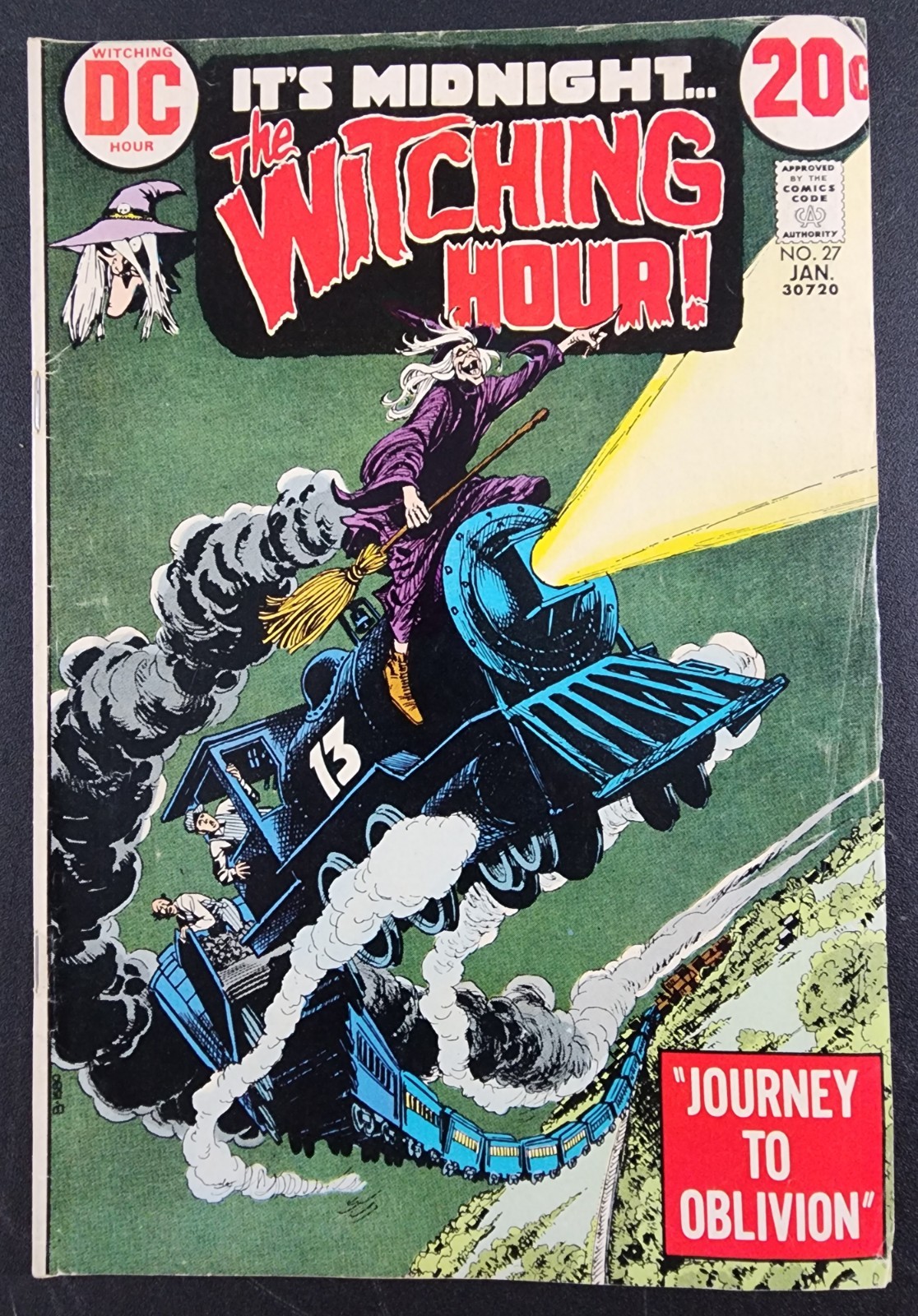 The Witching Hour #27 VG/FN DC Comics 1973 Nick Cardy Mordred Train Cover