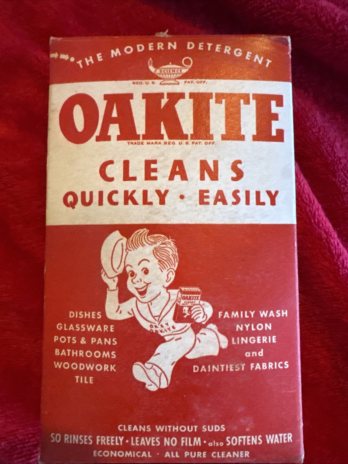 Antique Unopened Box Oakite Products The Modern Detergent Sample Size
