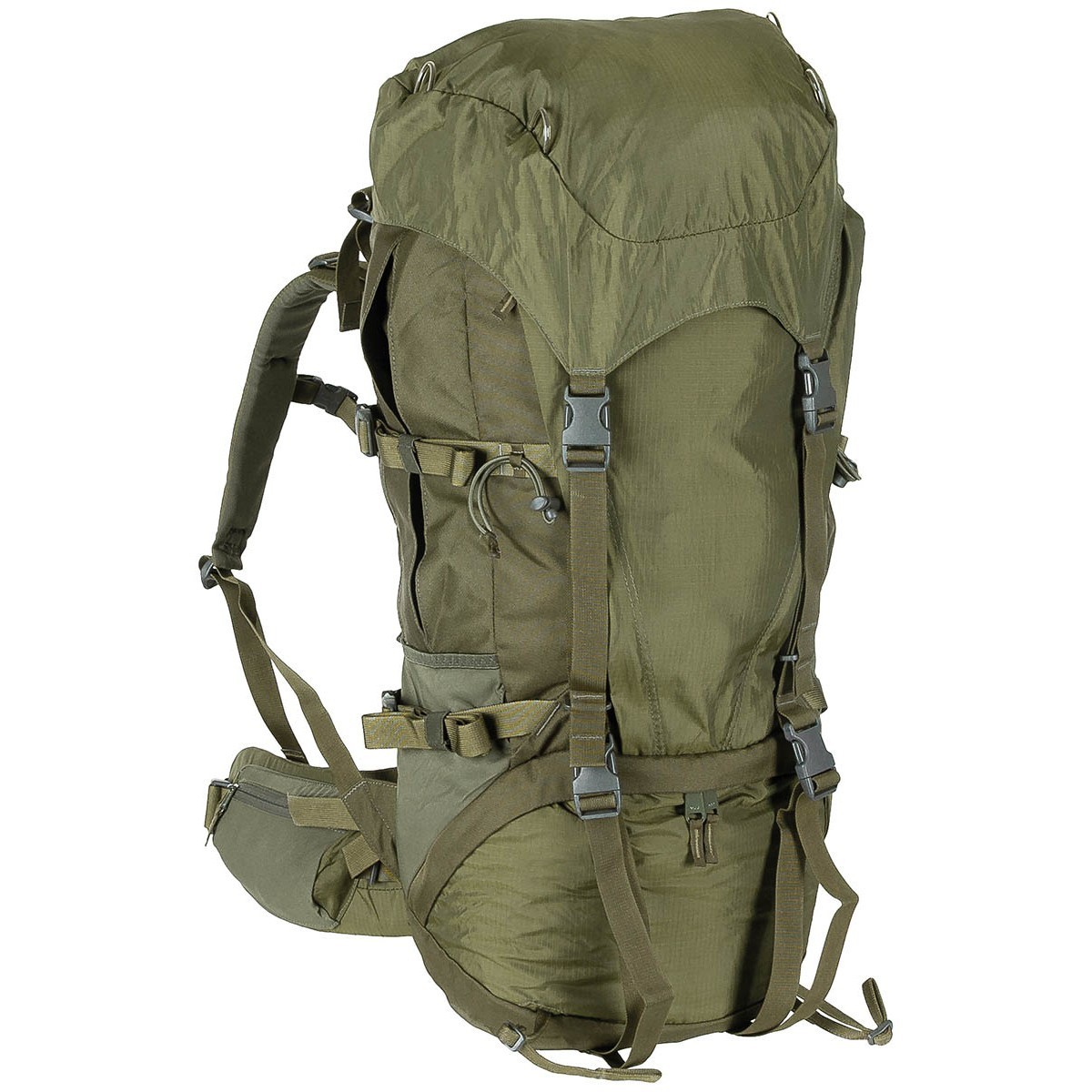 Deuter Army Backpack Trekking Rucksack Combat Rucksack Olive approx. 55 Liter Used