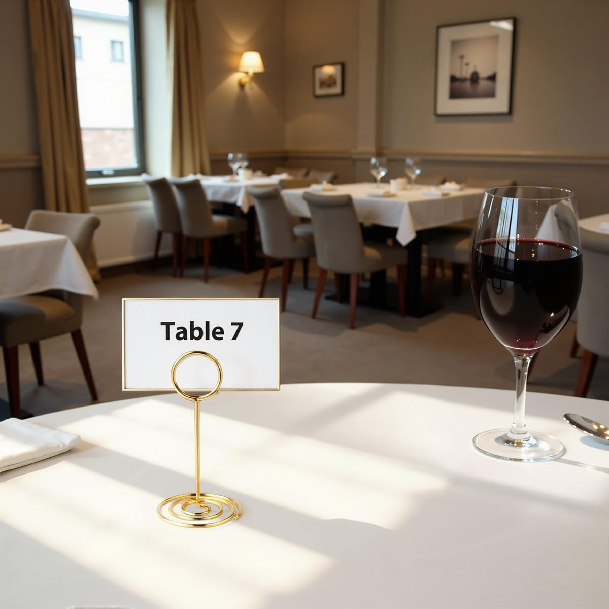 Table Number Holders, Simple Sign Stand Place Card Holder