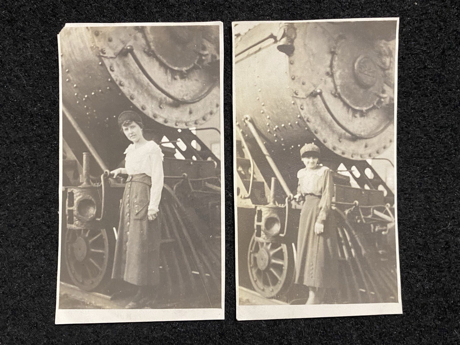 Rutland Nebraska NE Women At Train Dawes Co. 1910s Antique Snapshot Photo 2