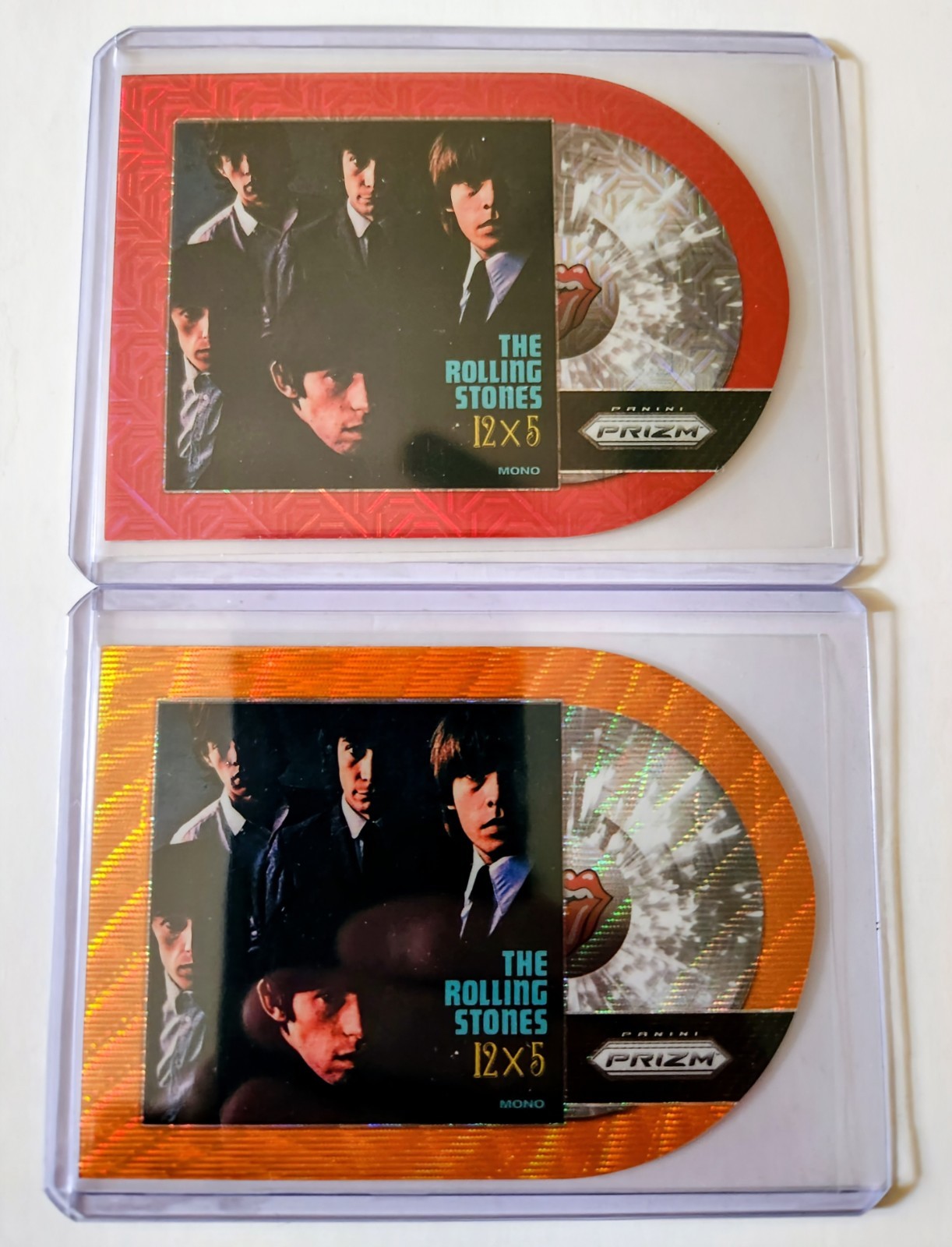 2025 Panini Prizm The Rolling Stones “12 ×5” Die Cut Album (2 Card #’d Lot)