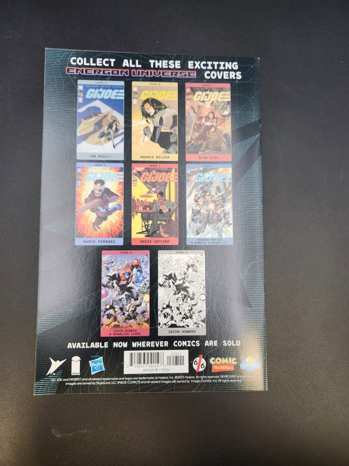 GI JOE #8 LESLEY LEIRIX LI 616 Premium Card Stock Virgin Variant A LTD 750