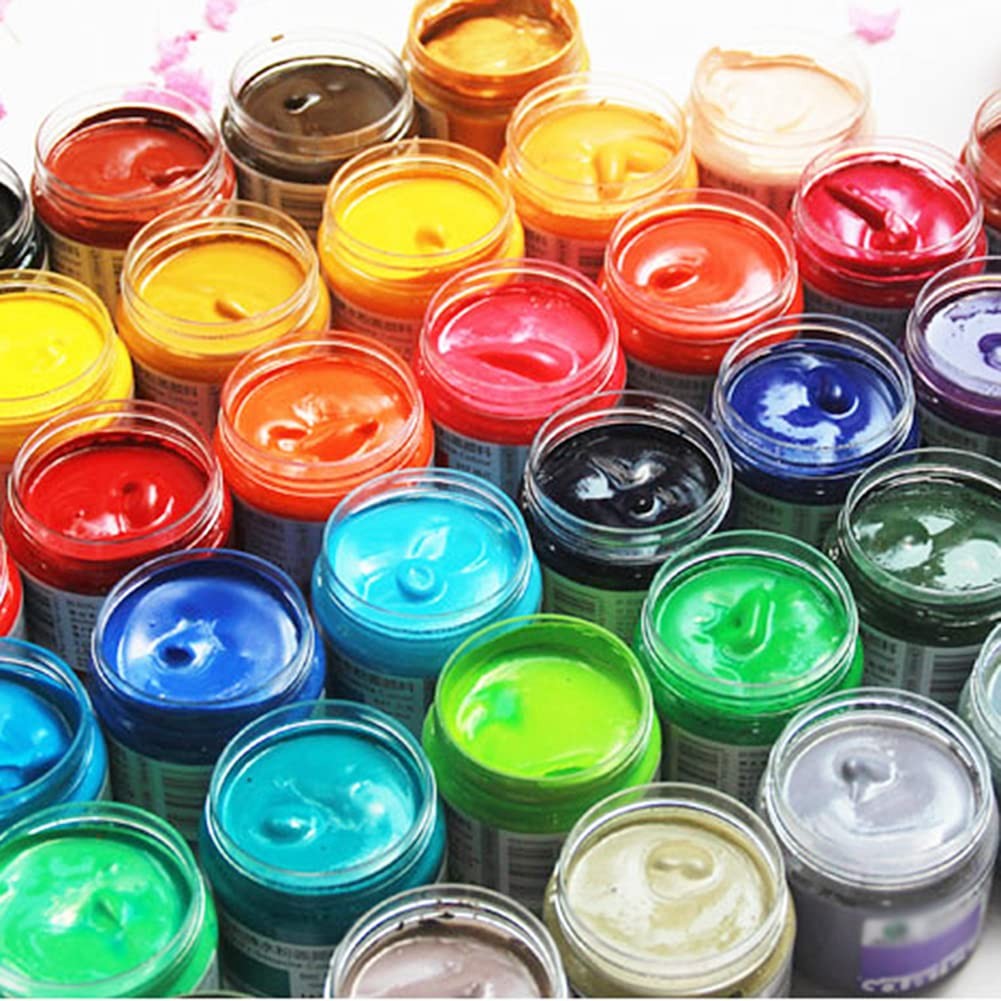 36 Pack 2 Oz Plastic Container Jars with Lids BPA Free, Empty 2 Oz, Clear