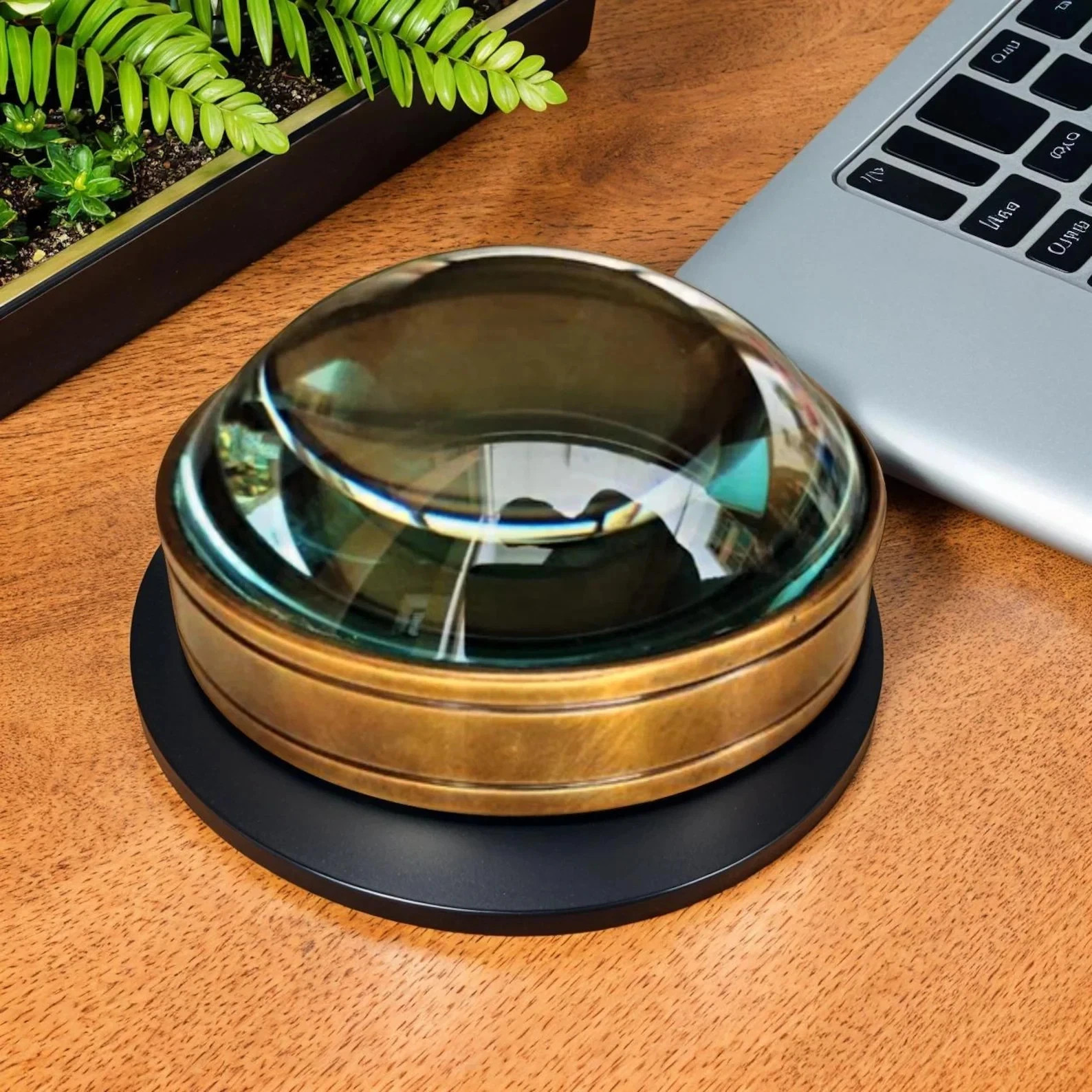 New Designer Vintage Brass Desk Magnifier Paperweight Nautical For Gift