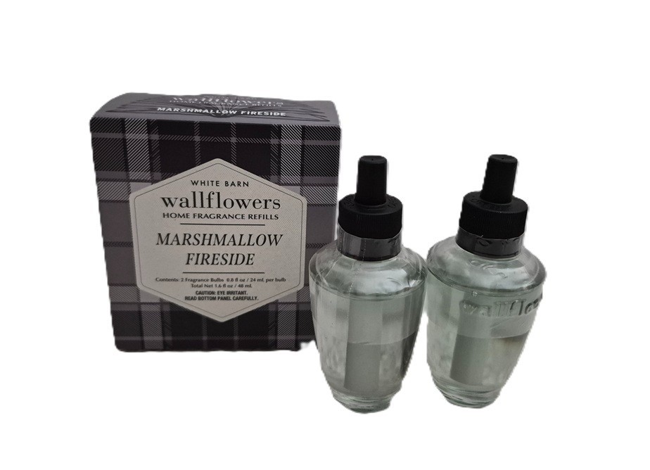 Bath & Body Works Marshmallow Fireside Wallflower Home Fragrance Bulb 2 Pack