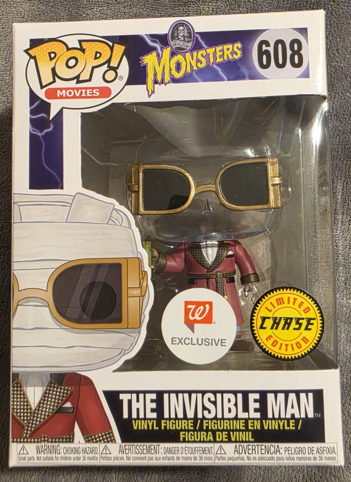 Funko Pop! Vinyl: Universal Monsters – The Invisible Man (Chase)