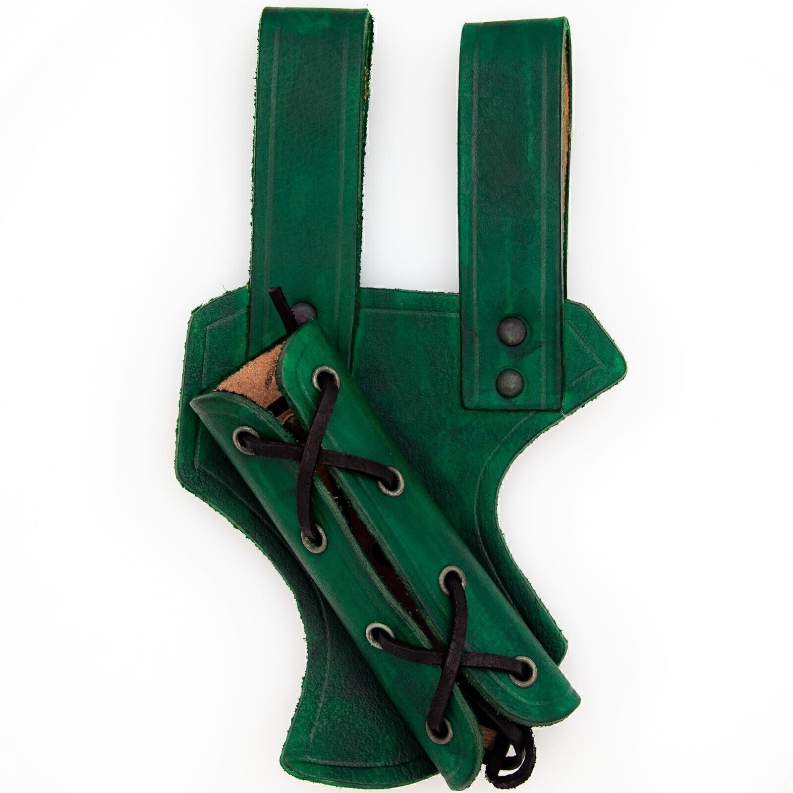 MEDIEVAL SWORD DAGGER LEATHER FUNCTIONAL COSTUME FROG/HOLDER ACCESSORY | 8 COLOR