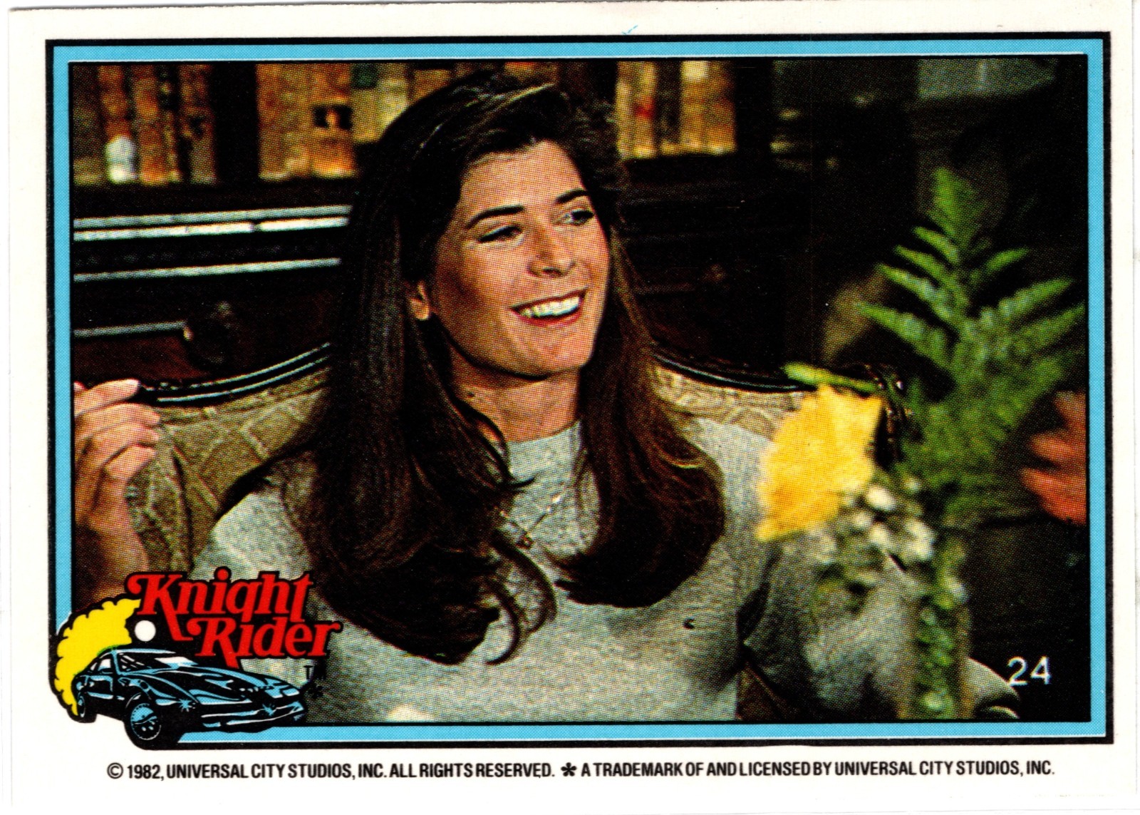 Knight Rider TV Show Card #24 Donruss 1982