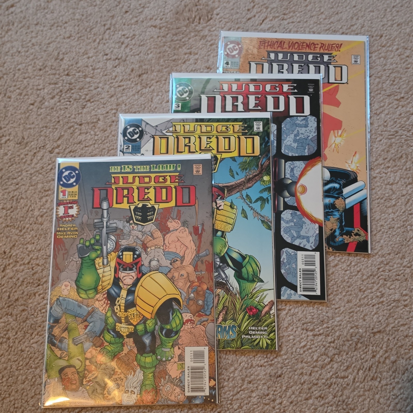 Judge Dredd Comic Books Mixed Lot (Multiple Issues) Judge Dredd Comic Lot