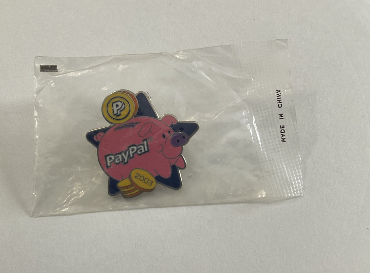 Ebay Live 2003 Paypal Piggy Bank Vintage Lapel Pin NEW