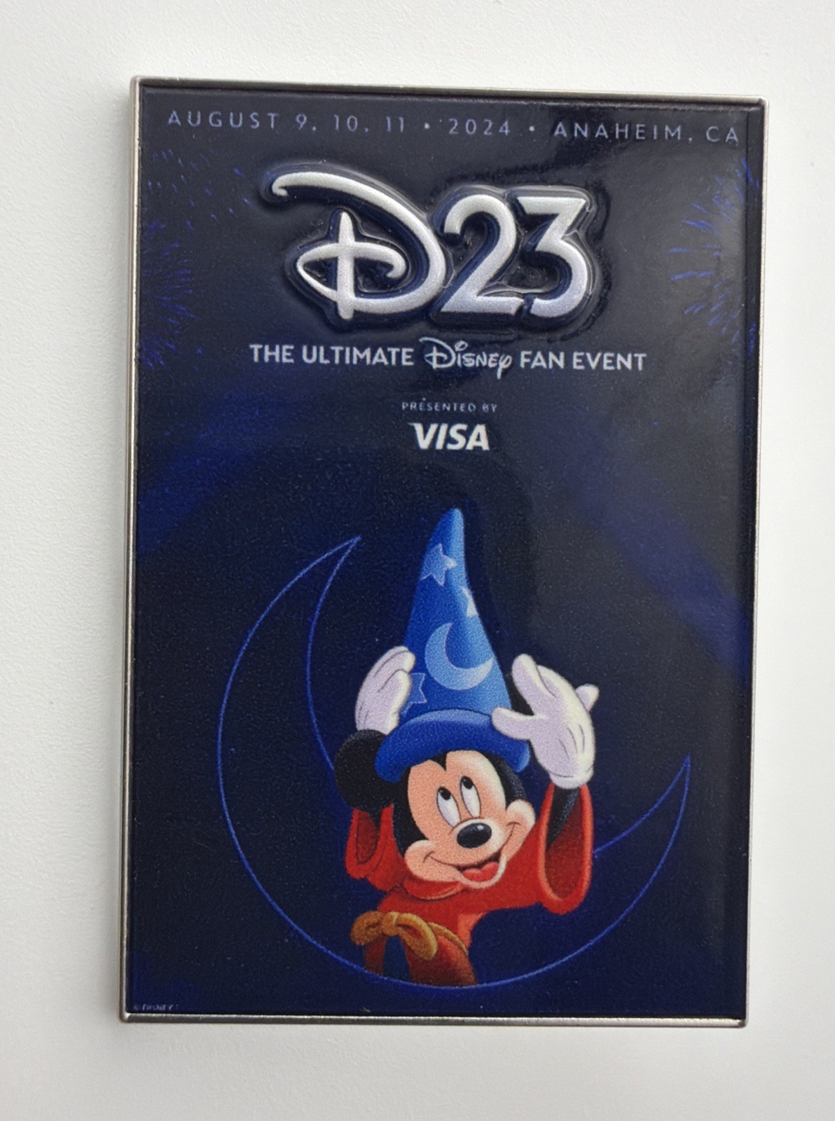 2026 Disney D23 Expo Poster Through The Years 2024 Anaheim Event Mystery Pin