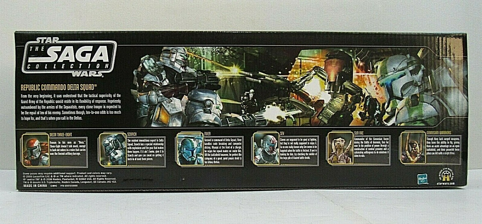 Star Wars Republic Commando Delta Squad Saga Collection 2006 (Pg15E)
