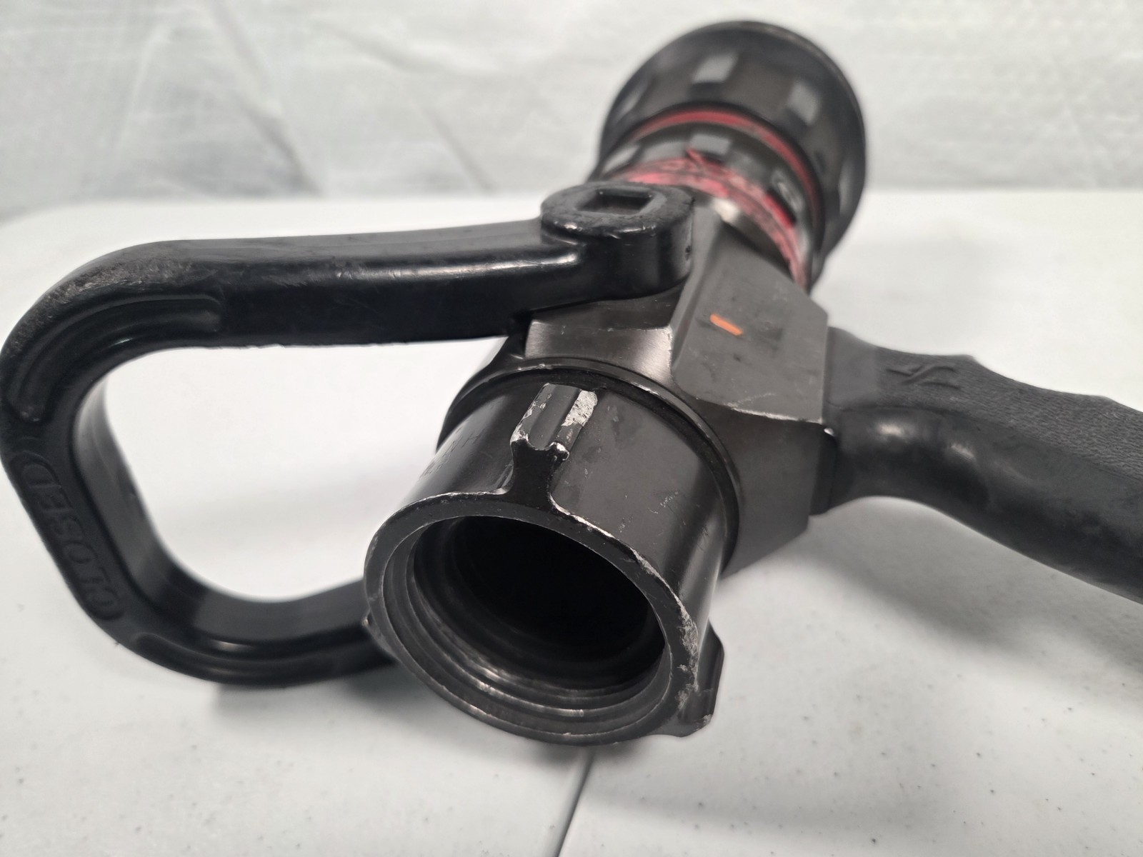 Akron Style 1723 Mid-Range Turbojet Fire Fighting Nozzle With Grip