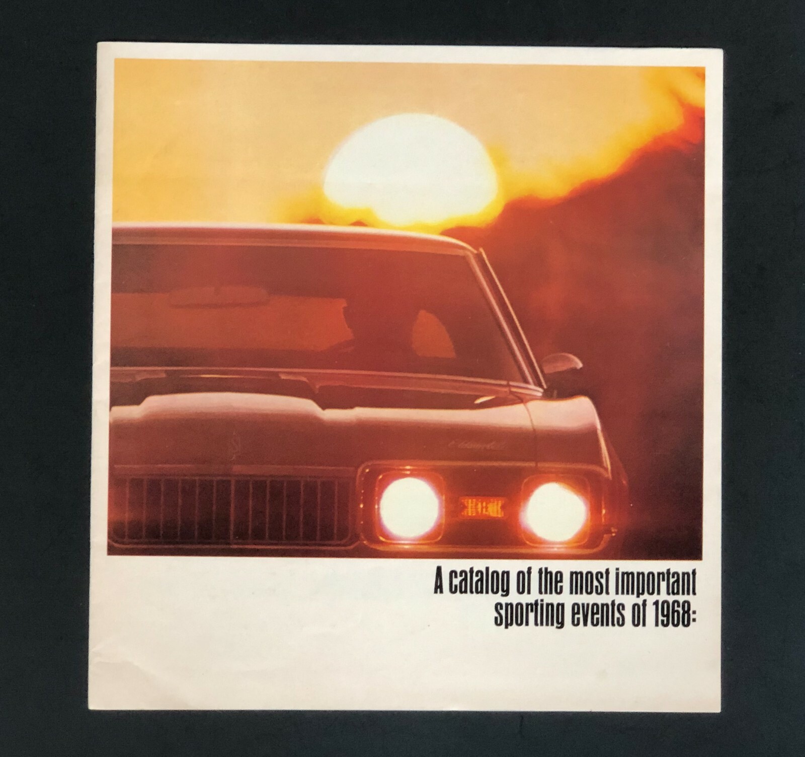 1968 Oldsmobile Car Brochure 4-4-2 Cutlass S Toronado Car Photos 16 Page Vintage